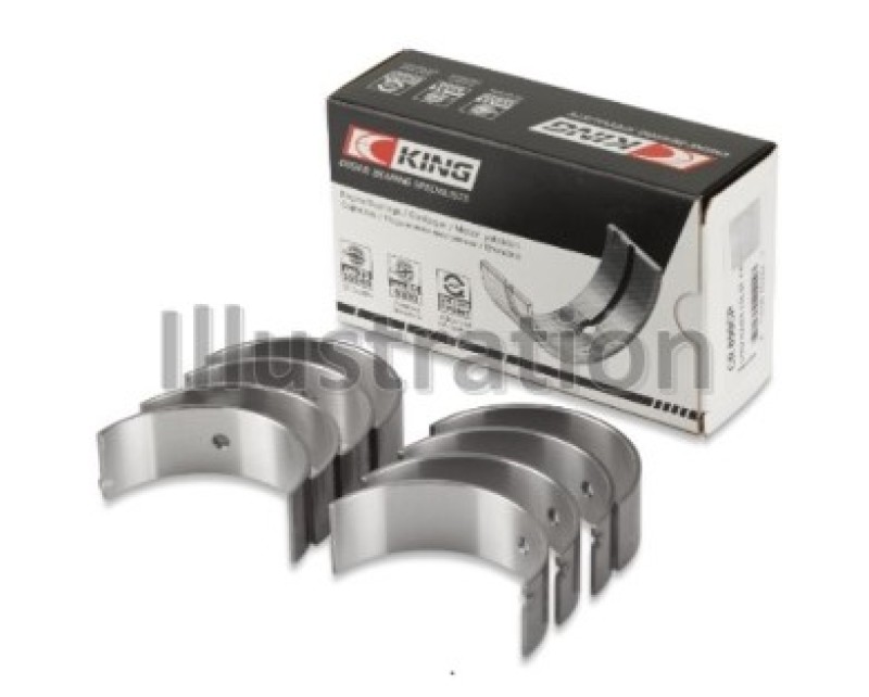 Mini Cooper Connecting Rod Bearing Set - King Engine Bearings - Size +.8mm Undersize - `07-`12